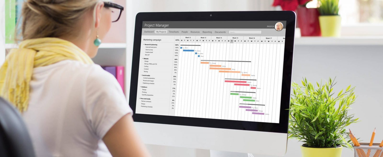 Gantt Chart for Project Management