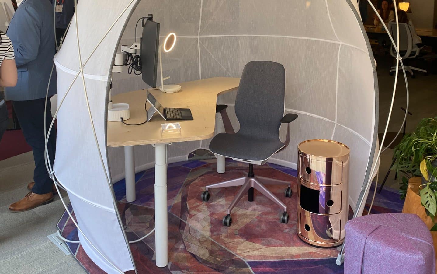 Steelcase work tents